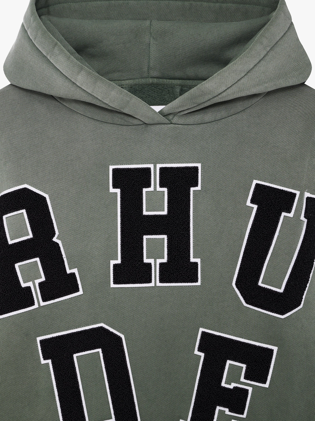 RHUDE CHENILLE PATCH LOGO HOODIE