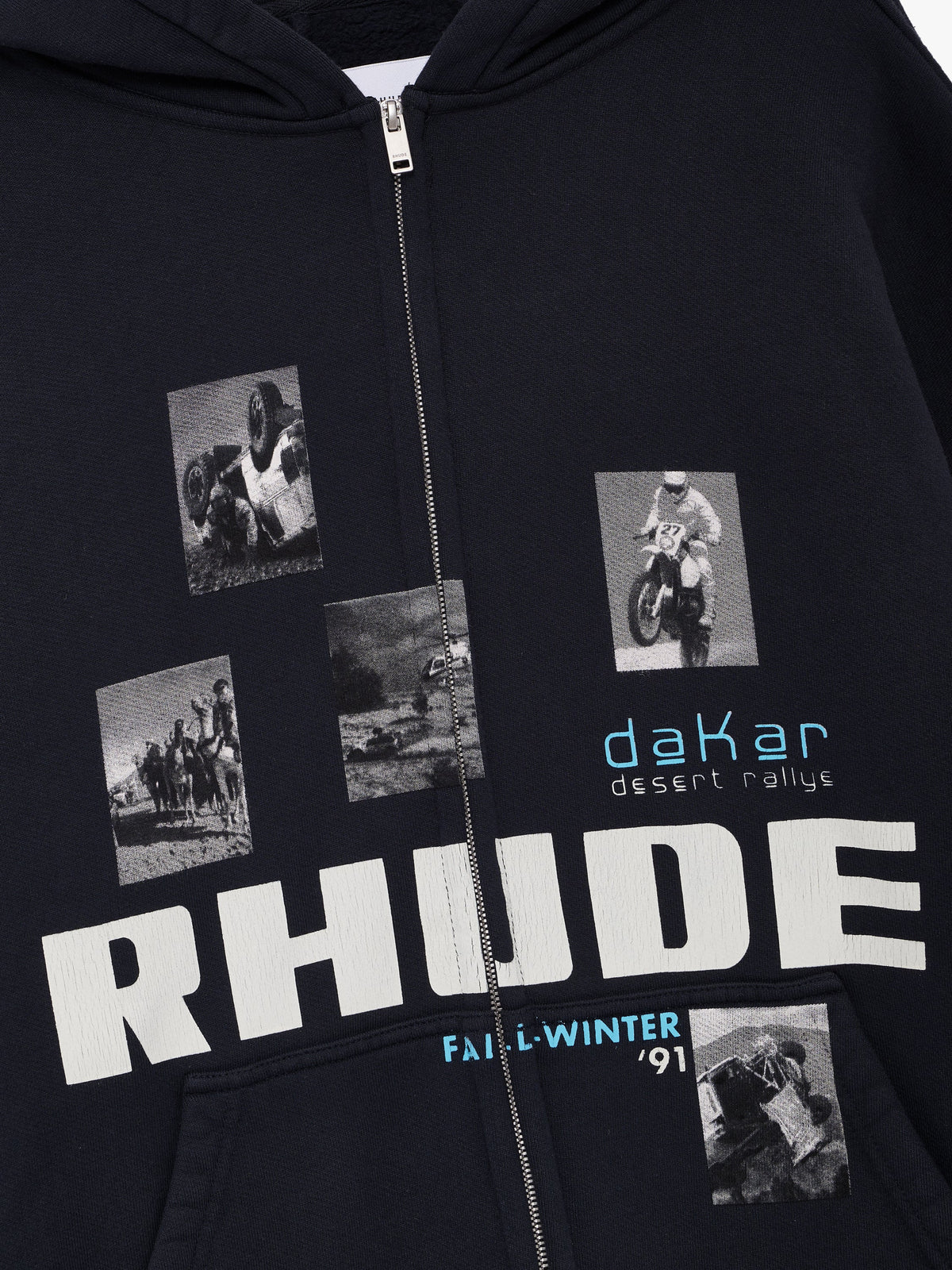 WINTER 91 RALLYE ZIP-UP HOODIE