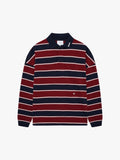 FONTAINE STRIPED LS POLO SHIRT