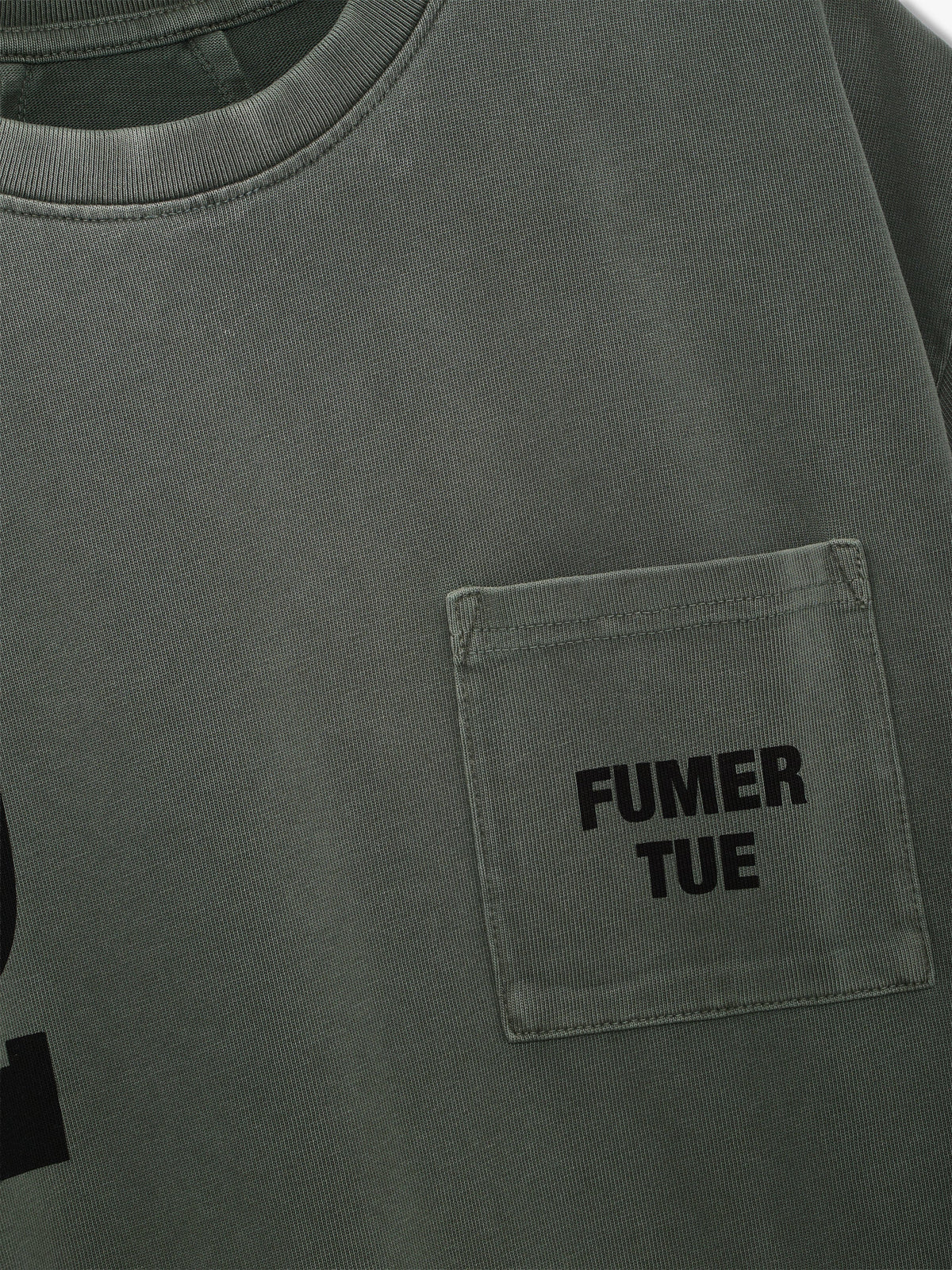 RHUDE LOGO POCKET TEE