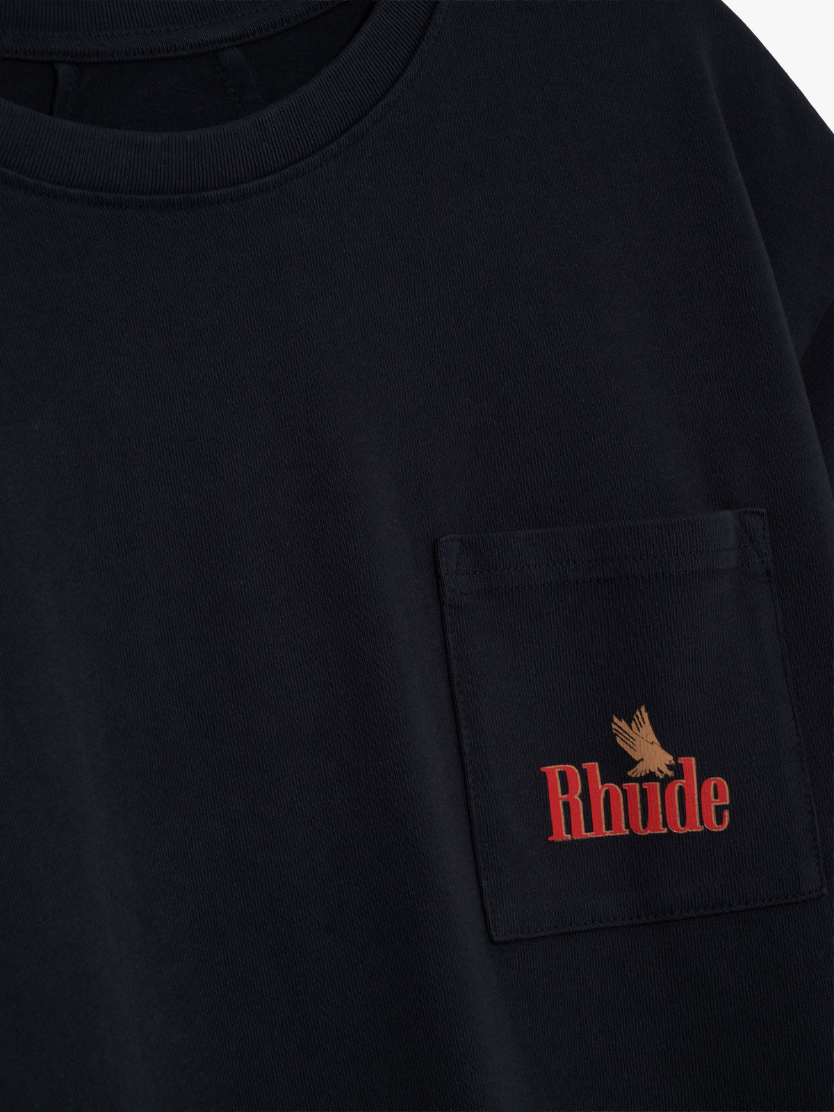 RHUDE AMERICAN SPIRIT LS POCKET TEE