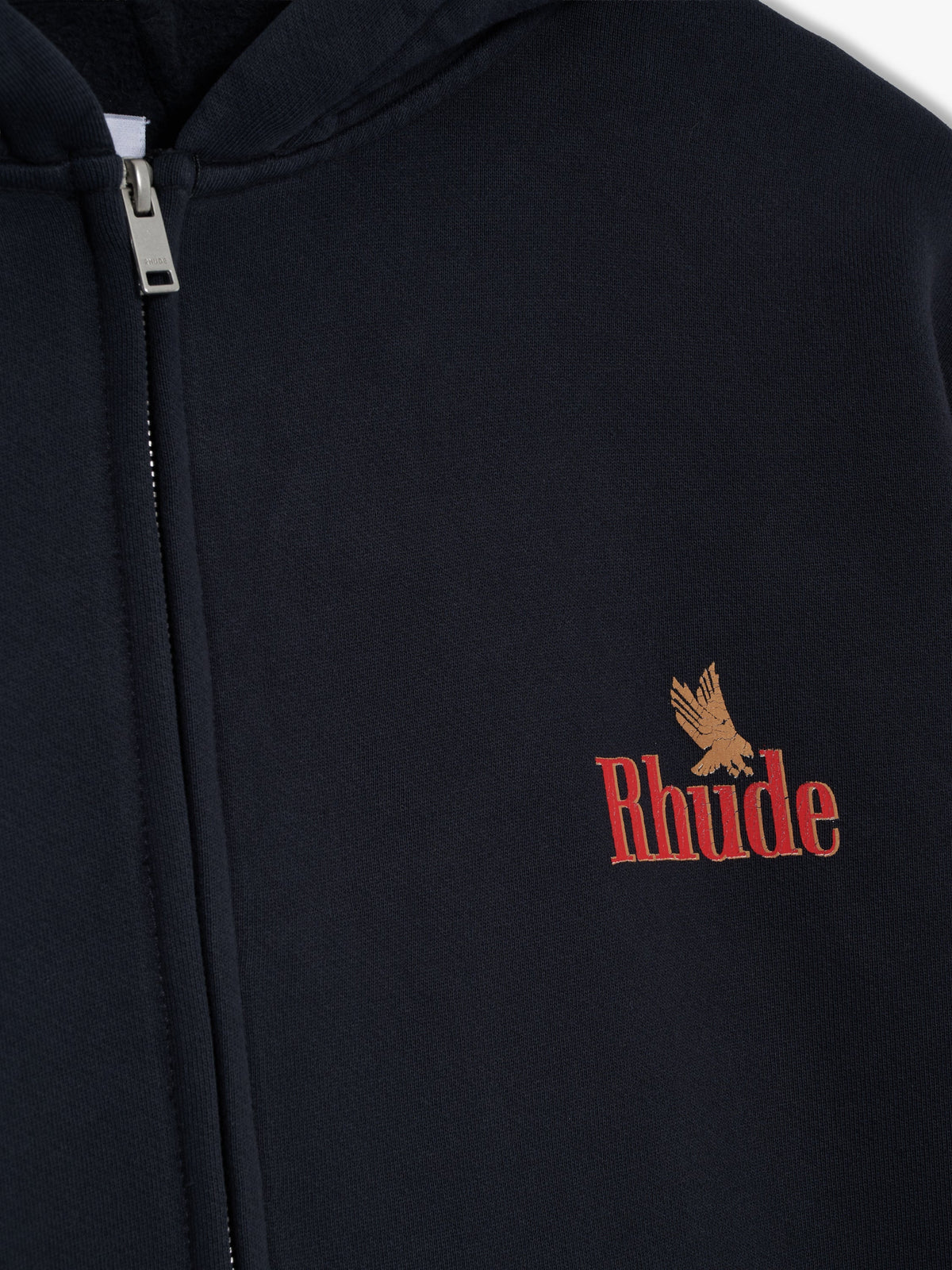 RHUDE AMERICAN SPIRIT ZIP-UP HOODIE